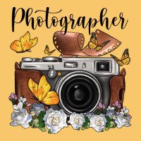 Photographer Floral Butterfly Film Roll Vintage Camera Vintage Hoodie | Teevron