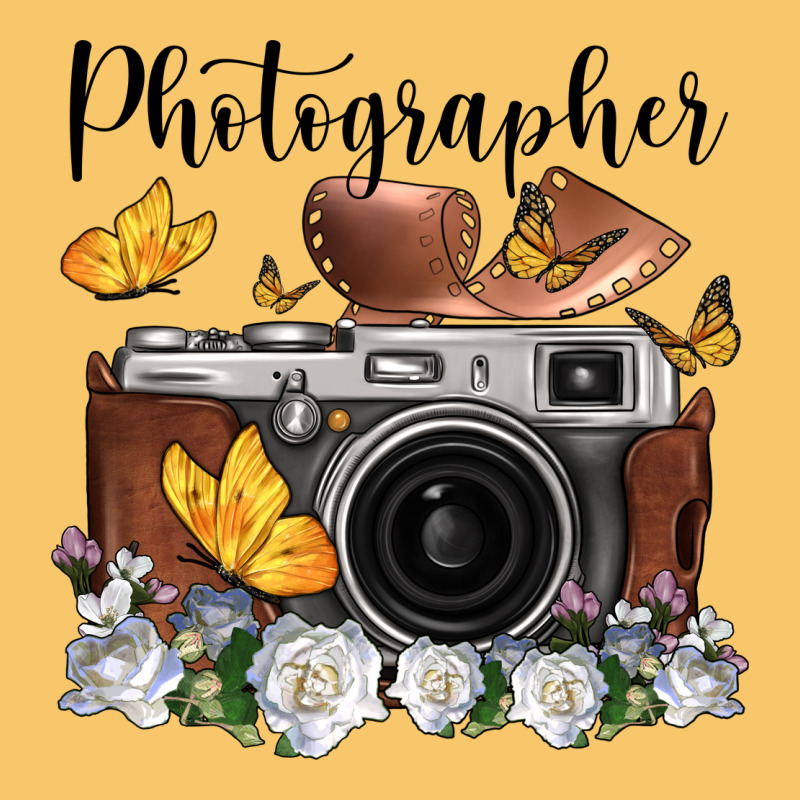 Photographer Floral Butterfly Film Roll Vintage Camera Vintage Hoodie by FaDigitalArtStudio | Teevron