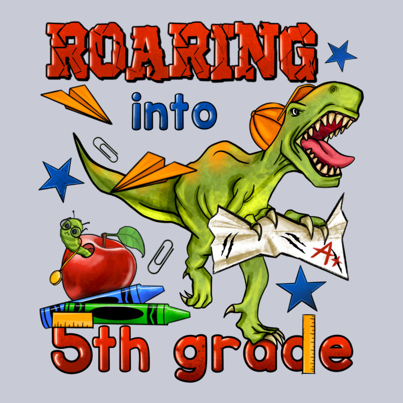 Roaring Into 5th Grade Heavyweight Hoodie by BundleAndBundleShop | Teevron