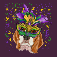 Mardi Gras  Mask Beagle Premium Tee | Teevron
