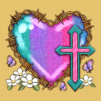 Easter Cross Heart La Premium Sweatshirt | Teevron