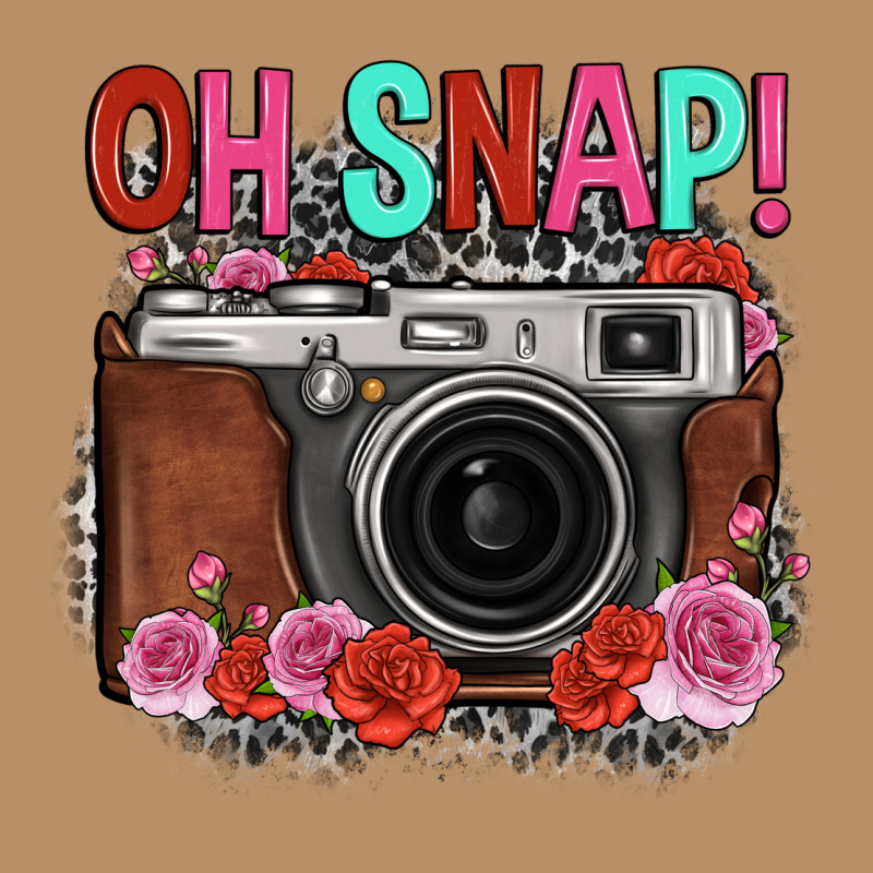 Oh Snap Rose Grey Leopard Vintage Camera Vintage Hoodie by FaDigitalArtStudio | Teevron