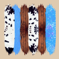 Western Farm Life Cowhide Wood Blue Glitter Brush Stroke Heavyweight Sweatshirt | Teevron