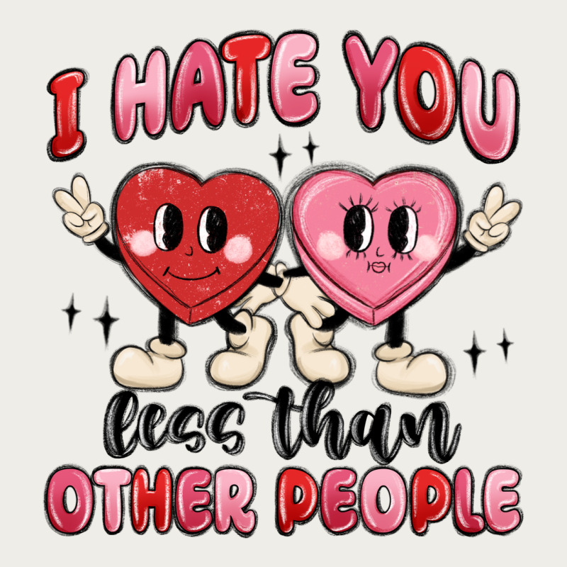 I Hate You Less Than Other People Zipper Hoodie by MaliasSmallBusiness | Teevron