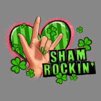 Shamrockin' Rock N Roll Female Hand Vintage Tee | Teevron