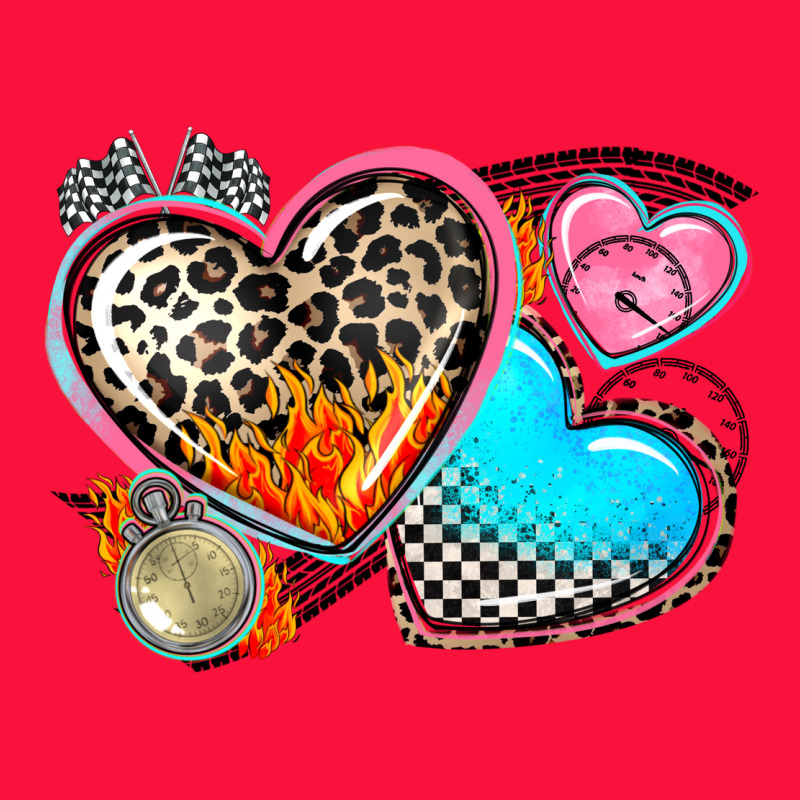 Western Leopard  Racing  Hearts Classic Tee by AdoDesignShop | Teevron
