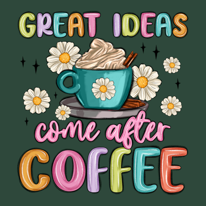 Great Ideas Come After Coffee Zipper Hoodie by MaliasSmallBusiness | Teevron