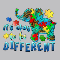 It's Okay To Be Different Elephant Autism Awareness Long Sleeve Tee | Teevron