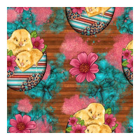 hatched egg easter chicks seamless pattern | Teevron