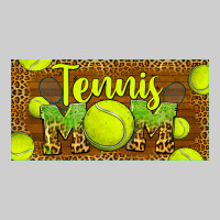 Tennis Mom License Plate Premium Tee | Teevron