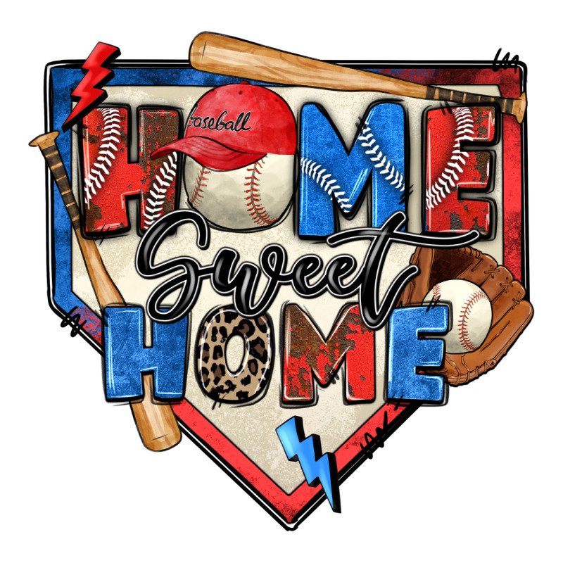 Home Sweet Home Baseball Premium Tee by Zillion Design Studio | Teevron