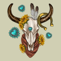 Western Cow Skull Heavy Core Tee | Teevron