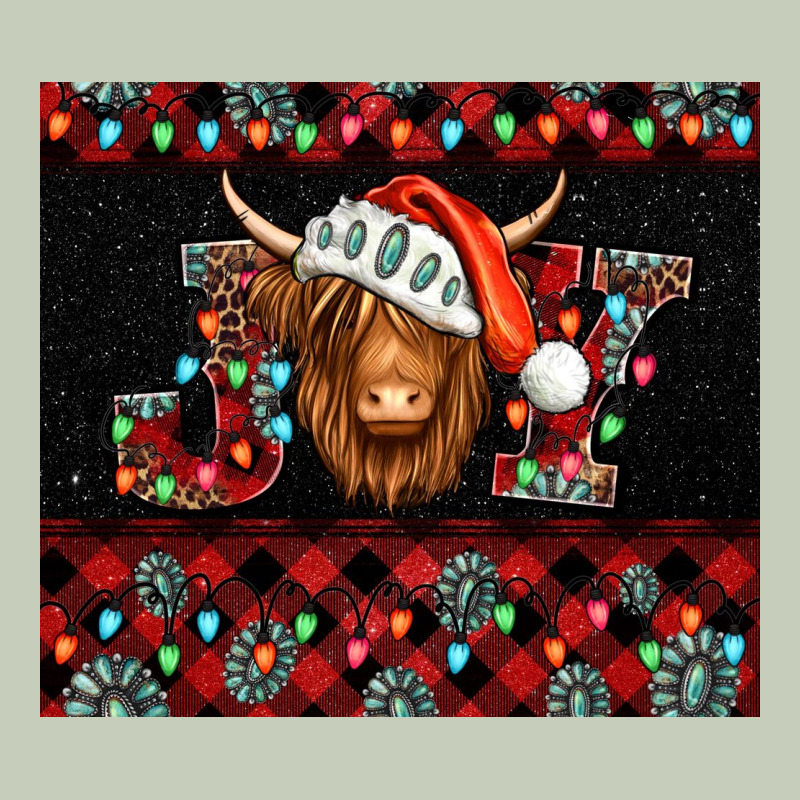 Joy Shaggy Cow Christmas Long Sleeve Tee by Jasminsmagicworld | Teevron
