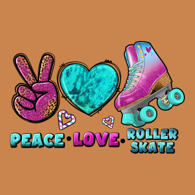 Peace Love Roller Skate Heavyweight Hoodie by BundleAndBundleShop | Teevron