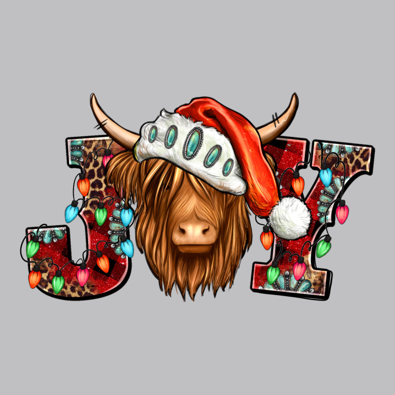 Joy Christmas Shaggy Cow Long Sleeve Tee by Jasminsmagicworld | Teevron
