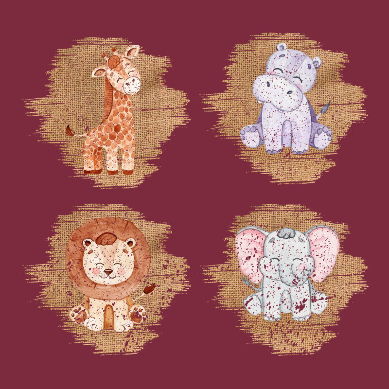Safari Baby Animal Clipart Premium Hoodie by Bettercallsaul | Teevron