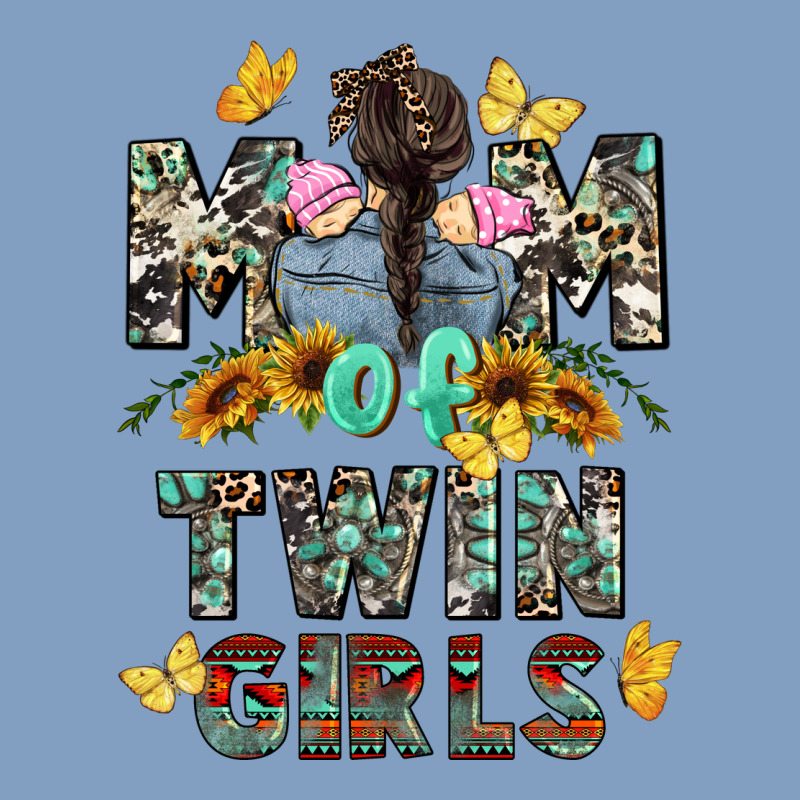Mom Of Twin Girls Mother's Day Urban Hoodie by CowGirlArtShop | Teevron