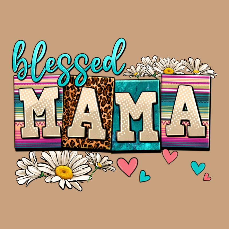 Daisy Blessed Mama Vintage Tee by AdoDesignShop | Teevron