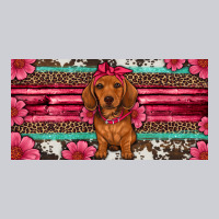 Dachshund Puppy License Plate Classic Tee | Teevron