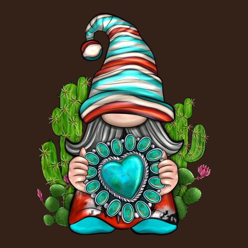 Western Gnome With Turquoise Gemstone Heavy Core Tee by texasbilliewilder | Teevron