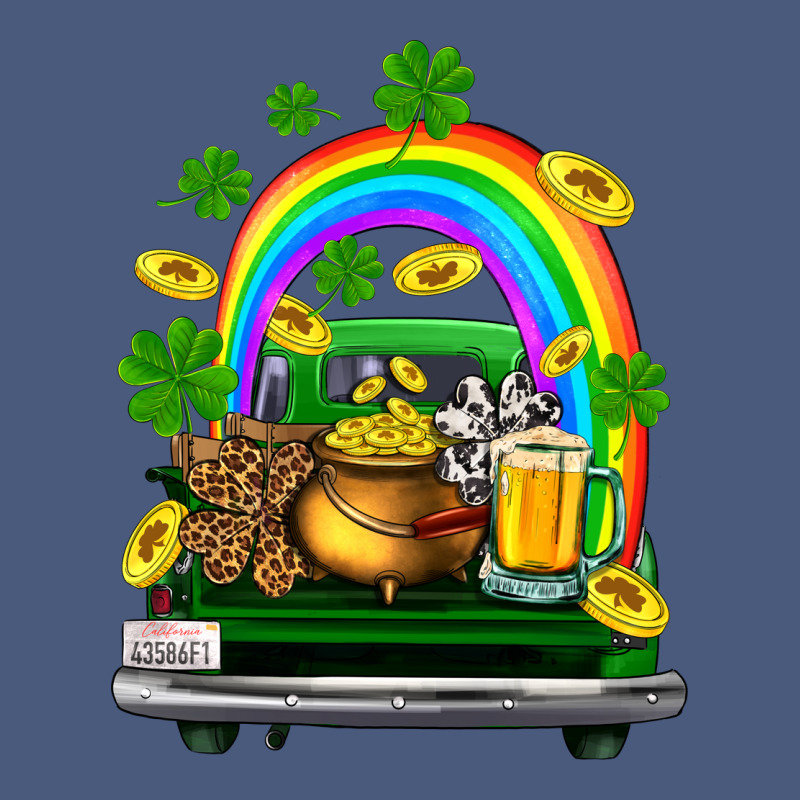 St Patricks Shamrock Gold Beer Truck Vintage Hoodie by FaDigitalArtStudio | Teevron