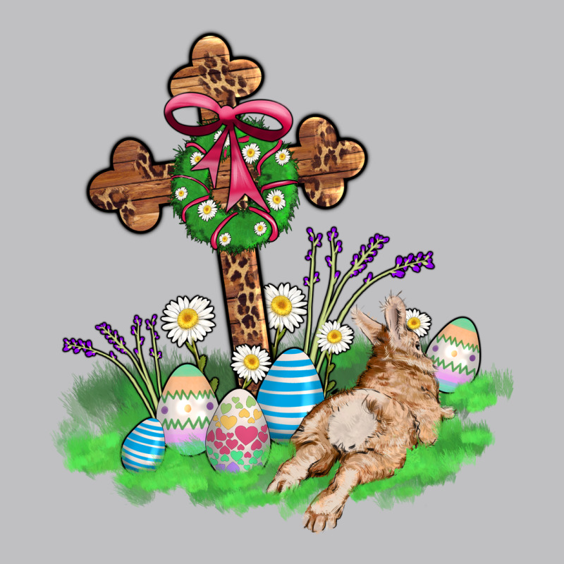 Religious Easter Bunny Cross Classic Tee by AdoDesignShop | Teevron