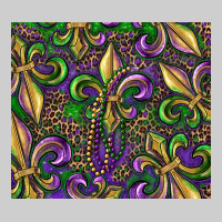 Mardi Gras Fleur De Lis Premium Tee | Teevron