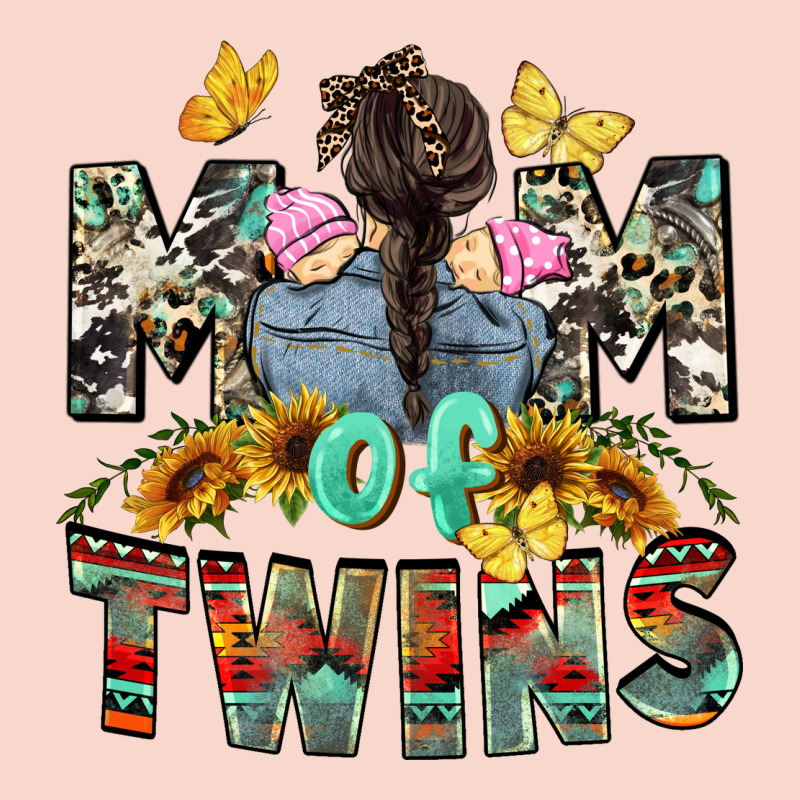 Mom Of Twins Girls Mother's Day Urban Hoodie by CowGirlArtShop | Teevron