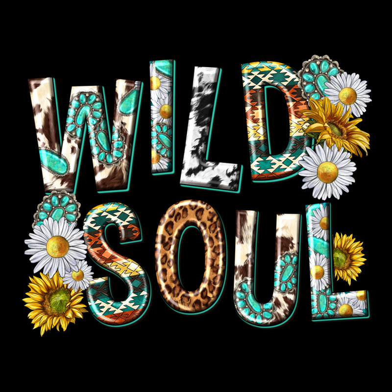 Western Wild Soul With Sunflowers Heavy Core Tee by texasbilliewilder | Teevron