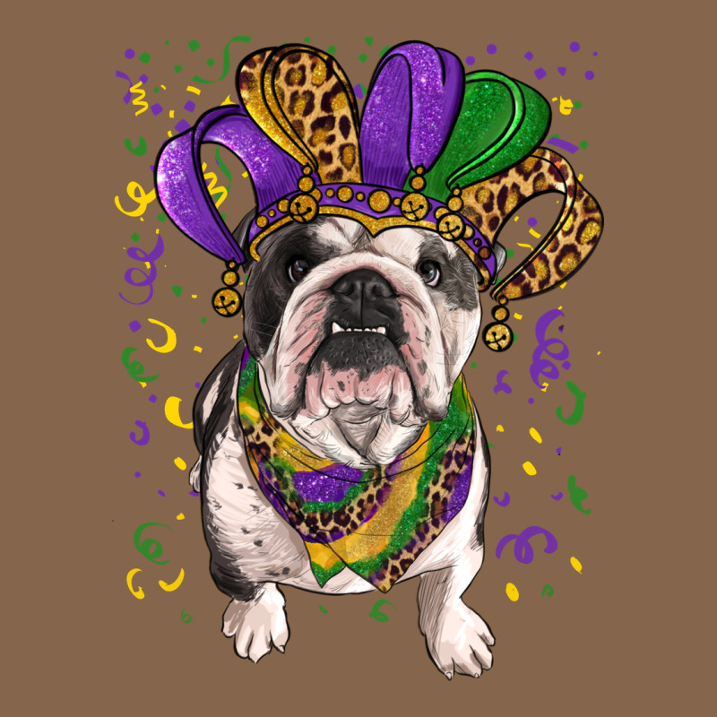 Mardi Gras Hat  English Bulldog Premium Tee by RanaPortraitStore | Teevron