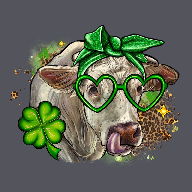 Charolais St. Patrick's Day Vintage Hoodie by OliviaCreatesArt | Teevron