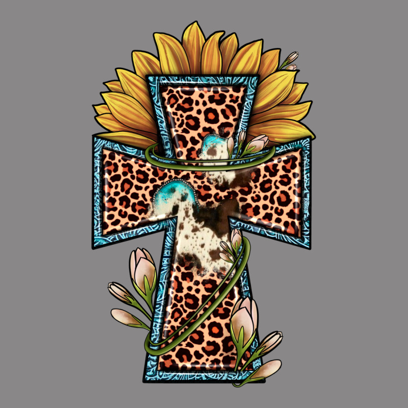 Leopard Cross  Sunflower Vintage Tee by JahusDesignShop | Teevron