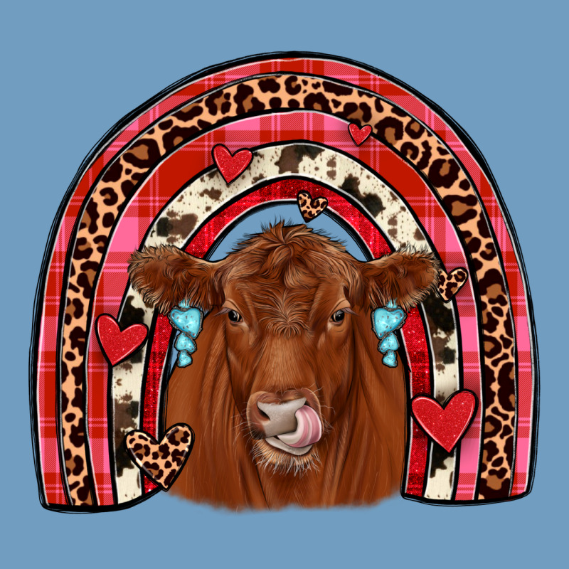 Valentines Red Angus Rainbow Urban Heavy Tee by JahusDesignShop | Teevron