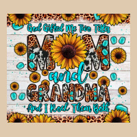 God Gifted Me Two Titles Mom And Grandma And I Rock Them Both Heavyweight Sweatshirt | Teevron