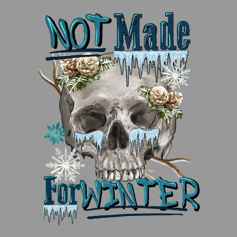 Not Made For Winter Skull Vintage Hoodie by FaDigitalArtStudio | Teevron