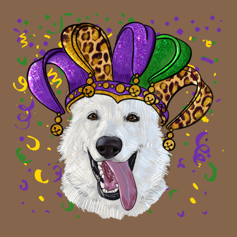 Mardi Gras Hat  White Shepherd Premium Tee by RanaPortraitStore | Teevron