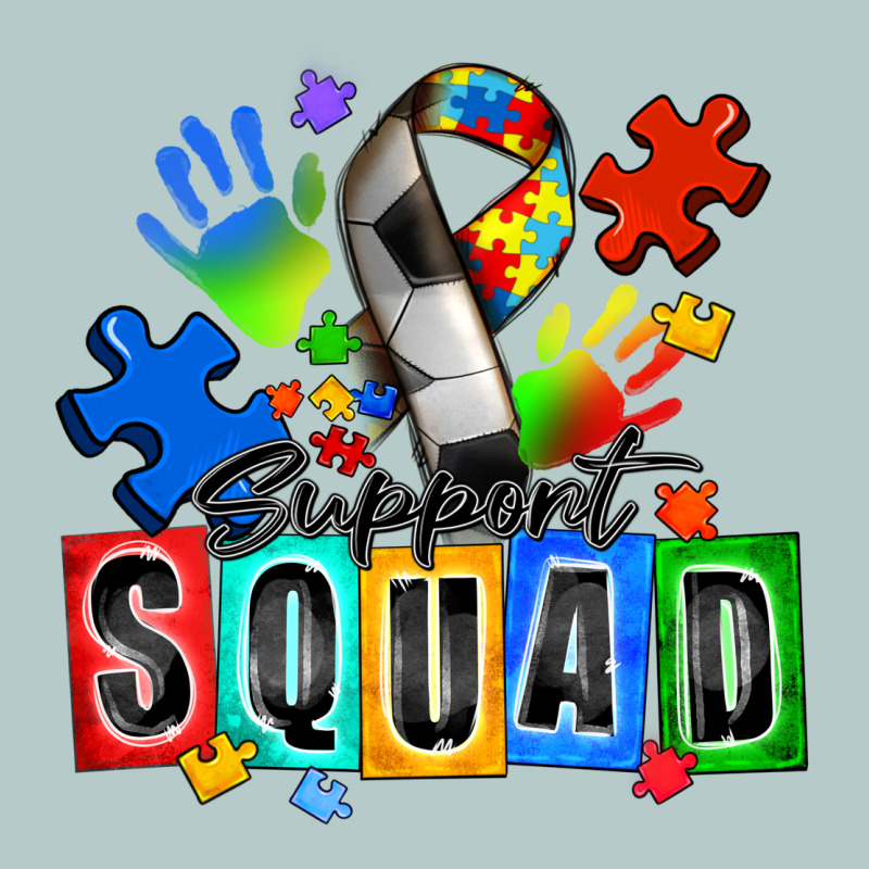 Soccer Support Squad Autism Heavy Core Tee by Zillion Design Studio | Teevron