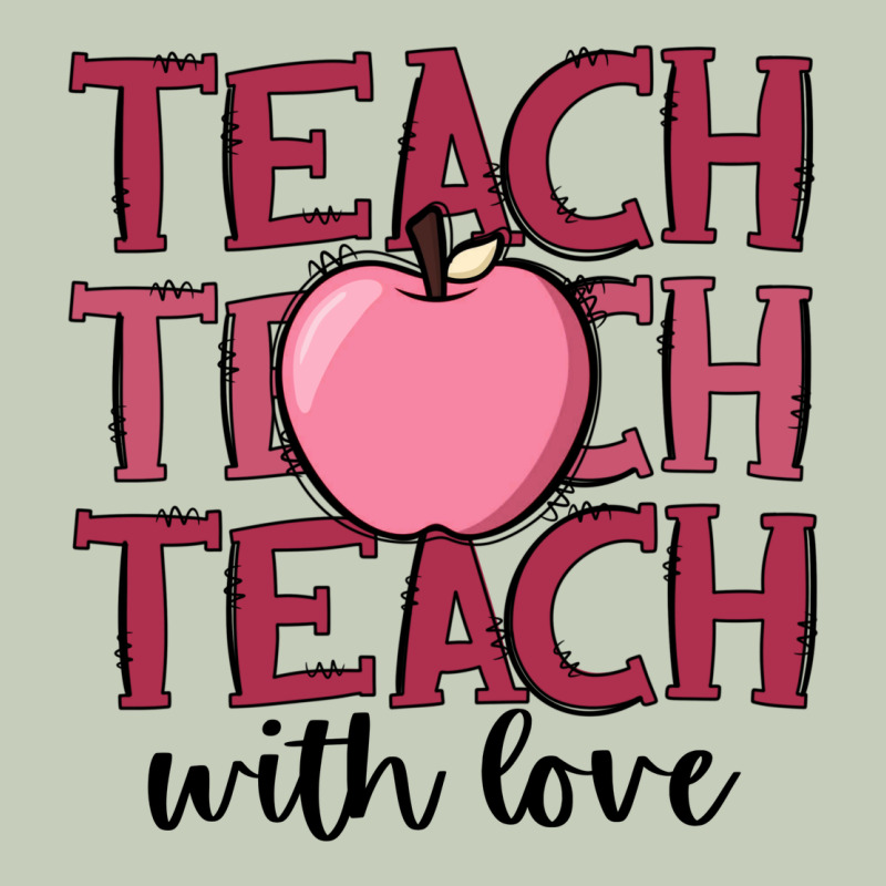 Teach With Love Ladies Tee by JahusDesignShop | Teevron