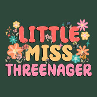 Little Miss Threenager Zipper Hoodie | Teevron