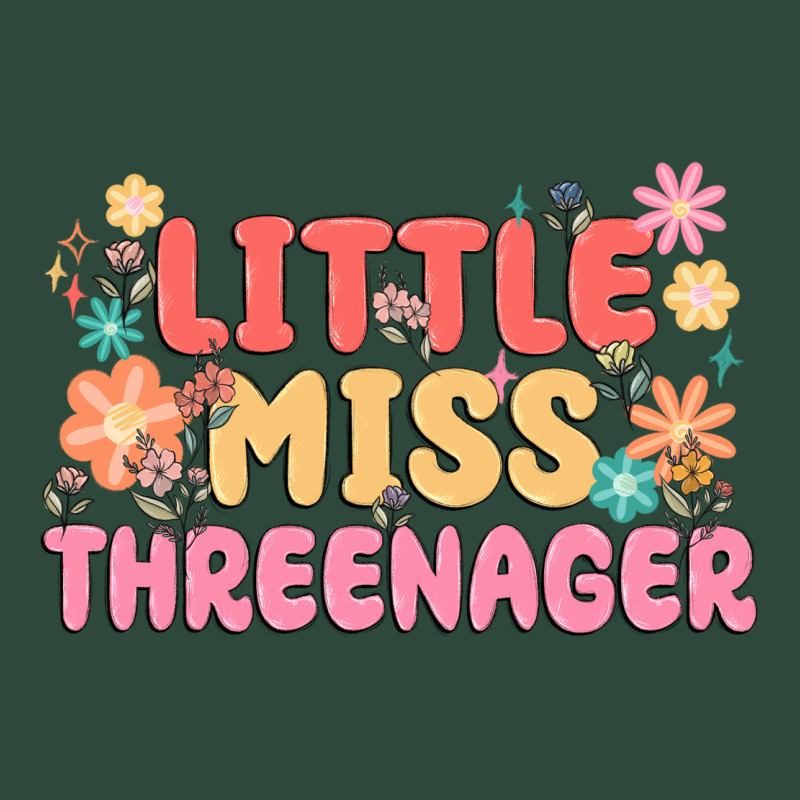 Little Miss Threenager Zipper Hoodie by MaliasSmallBusiness | Teevron