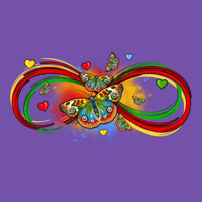 Butterfly Infinity Symbol Autism Premium Sweatshirt by LillyAllenDesigns | Teevron
