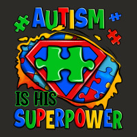 Autism Is His Superpower Ripped Heavy Core Tee | Teevron