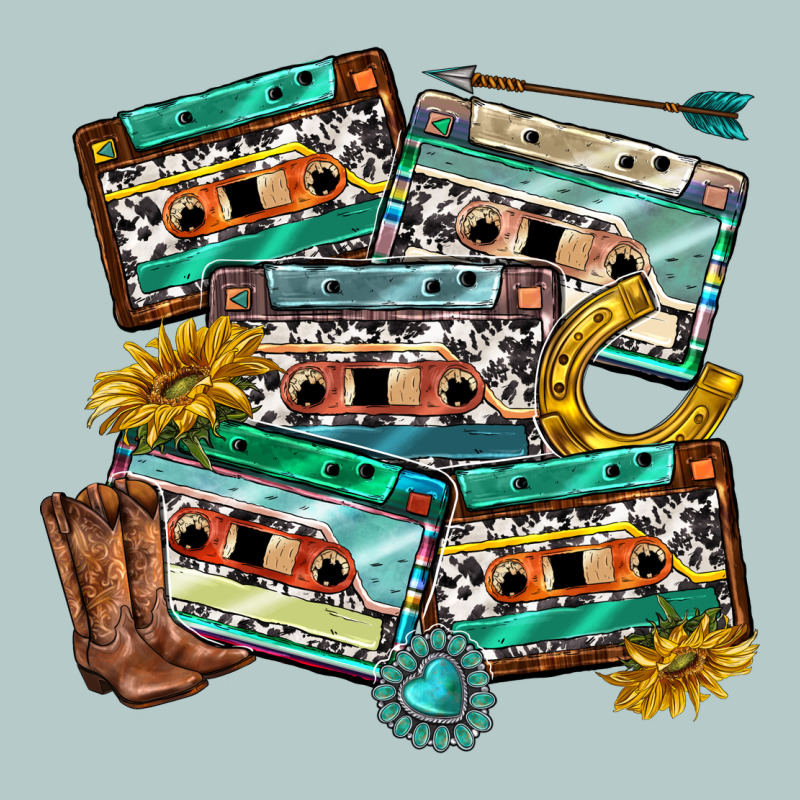 90s Country Casette Tapes Heavy Core Tee by texasbilliewilder | Teevron