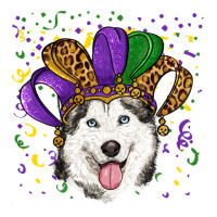 Mardi gras hat husky | Teevron