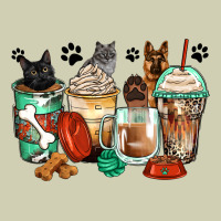 German Shepherd Black And Grey Cat Coffee Cups Heavy Core Tee | Teevron