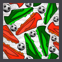 Soccer Shoes Seamless Pattern Heavyweight Hoodie | Teevron