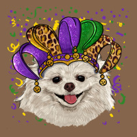 Mardi Gras White Pomeranian With Hat Premium Tee | Teevron