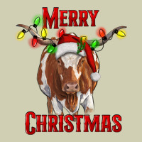 Merry Christmas Longhorn Cow Heavy Core Tee | Teevron