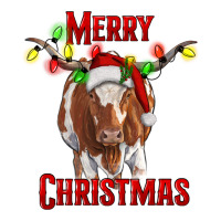 Merry Christmas Longhorn Cow | Teevron
