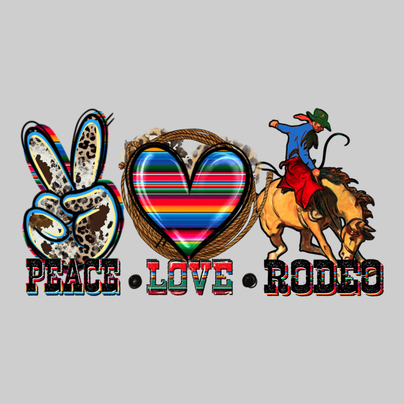 Peace Love Rodeo Premium Tee by Zillion Design Studio | Teevron